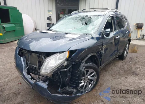 2015 Nissan Rogue Sl z USA, uszkodzony, nr VIN 5N1AT2MV9FC908429